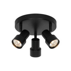 Czarna lampa sufitowa Boston 3 2512370103 Nordlux