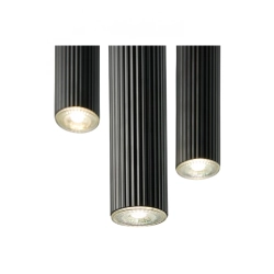 Czarna lampa wisząca Vico 3xGU10 Nordlux 2412123003