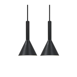 Lampa wisząca Kelvis Czarna zestaw 2szt 2612723003 Nordlux