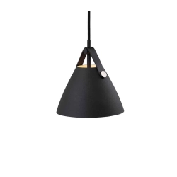 Czarna lampa wisząca w stylu skandynawskim Strap 16 - DFTP 84303003 - zdjęcie produktu