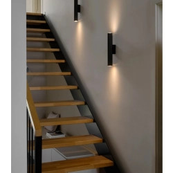 Czarny kinkiet Vico long, 2512341003 Nordlux