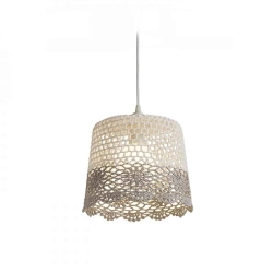 kinkiecik.pl DAISY abażur wiszący biała/jasnoszara max. 15W R13279 Rendl light studio