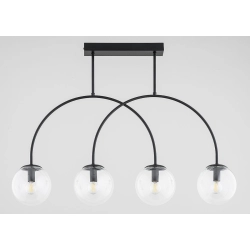 Lampa wisząca Dilar 4xE14 czarny 63293 ALFA