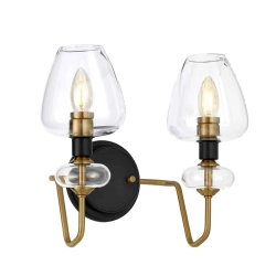 kinkiecik.pl Kinkiet Armand – 2 źródła światła – Stary mosiądz DL-ARMAND2-AB Elstead Lighting