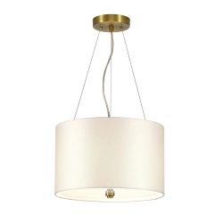Lampa wisząca 36 cm Pearce – 3 źródła światła – Postarzany mosiądz DL-PEARCE14-3LT-IV-AB Elstead Lighting