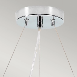 Lampa wisząca 46 cm Pearce – 3 źródła światła – Polerowany chrom DL-PEARCE18-3LT-IV-PC Elstead Lighting