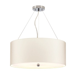 Lampa wisząca 56 cm Pearce – 5 źródeł światła – Polerowany chrom DL-PEARCE22-5LT-IV-PC Elstead Lighting