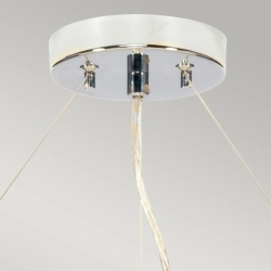 Lampa wisząca 56 cm Pearce – 5 źródeł światła – Polerowany chrom DL-PEARCE22-5LT-IV-PC Elstead Lighting