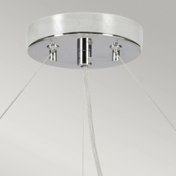 Lampa wisząca 86 cm Pearce – 7 źródeł światła – Polerowany chrom DL-PEARCE34-7LT-IV-PC Elstead Lighting