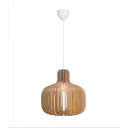 Drewniana lampa wisząca Hazo 43 brązowa 2512053014 Nordlux
