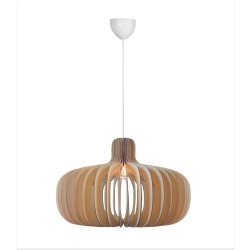 Drewniana lampa wisząca Hazo 65 brązowa 2512073014 Nordlux