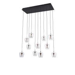 LAMPA WISZĄCA NELSON CZARNY-ZŁOTY MD2291-11B-3BGT Zuma Line - zdjęcie produktu