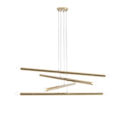 LAMPA WISZĄCA TUBO 8 ZŁOTY 1072P30 ALDEX - zdjęcie produktu