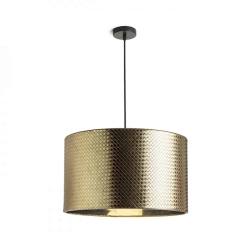 kinkiecik.pl EL DORADO 43 wisząca złota chromowana folia 230V E27 28W R13359 Rendl light studio