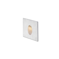 ELICA SQ wpuszczana aluminium szczotkowane 230V LED 3W IP54 3000K R12529 Rendl light studio - zdjęcie produktu