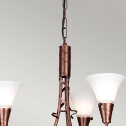 kinkiecik.pl Żyrandol Emily – 3 źródła światła EM3-COPPER Elstead Lighting