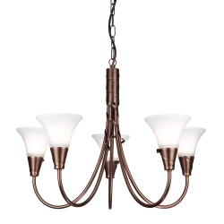 kinkiecik.pl Żyrandol Emily – 5 źródeł światła EM5-COPPER Elstead Lighting
