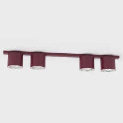 Lampa sufitowa NANO 4 BURGUNDY 1697/4 EMIBIG - zdjęcie dodatkowe 1