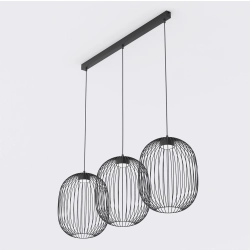 Lampa wisząca MANTRA 3 BLACK 1699/3 EMIBIG - zdjęcie produktu