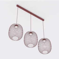 Lampa wisząca MANTRA 3 BURGUNDY 1700/3 EMIBIG - zdjęcie produktu