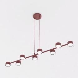 Lampa wisząca MEGARA 8 BURGUNDY 1706/8 EMIBIG - zdjęcie produktu