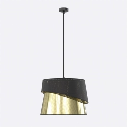 Lampa wisząca CANVA 1 BLACK GOLD 1708/1 EMIBIG - zdjęcie produktu