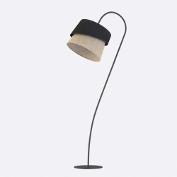 Lampa podłogowa CANVA LP1 BLACK NATURAL 1709/LP1 EMIBIG - zdjęcie dodatkowe 1
