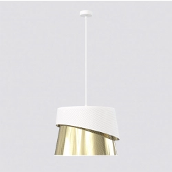 Lampa wisząca CANVA 1 WHITE GOLD 1710/1 EMIBIG - zdjęcie produktu