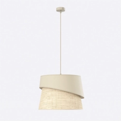 Lampa wisząca CANVA 1 MOKKA RATTAN 1712/1 EMIBIG - zdjęcie produktu