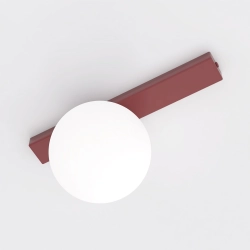 Lampa sufitowa FIT 1 BURGUNDY OPAL 1713/1 EMIBIG - zdjęcie dodatkowe 1