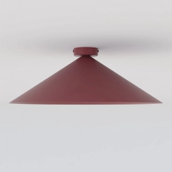 Lampa sufitowa MONO 1L PLAFON BURGUNDY OPAL 1720/1L EMIBIG - zdjęcie produktu
