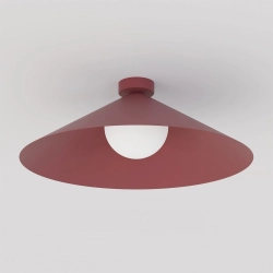 Lampa sufitowa MONO 1L PLAFON BURGUNDY OPAL 1720/1L EMIBIG - zdjęcie dodatkowe 1