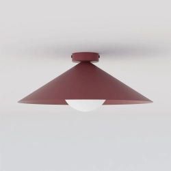 Lampa sufitowa MONO 1M PLAFON BURGUNDY OPAL 1720/1M EMIBIG - zdjęcie produktu