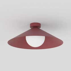 Lampa sufitowa MONO 1M PLAFON BURGUNDY OPAL 1720/1M EMIBIG - zdjęcie dodatkowe 1