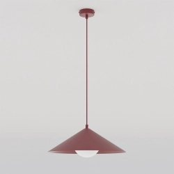 Lampa wisząca MONO 1M BURGUNDY OPAL 1725/1M EMIBIG - zdjęcie produktu