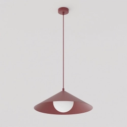 Lampa wisząca MONO 1M BURGUNDY OPAL 1725/1M EMIBIG - zdjęcie dodatkowe 1