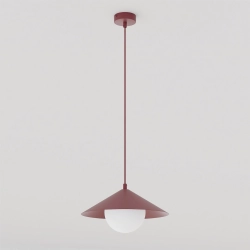 Lampa wisząca MONO 1S BURGUNDY OPAL 1725/1S EMIBIG - zdjęcie produktu