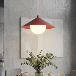 Lampa wisząca MONO 1S BURGUNDY OPAL 1725/1S EMIBIG - zdjęcie dodatkowe 1