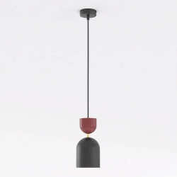 Lampa wisząca GAUDI 1 BLACK BURGUNDY 1737/1B EMIBIG - zdjęcie produktu