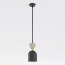 Lampa wisząca GAUDI 1 BLACK MOKKA 1738/1 EMIBIG - zdjęcie produktu