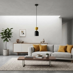 Lampa wisząca GAUDI 1 BLACK ORANGE 1739/1 EMIBIG - zdjęcie dodatkowe 1