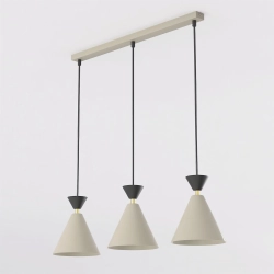 Lampa wisząca KLEVER 3 MOKKA BLACK 1741/3 EMIBIG - zdjęcie produktu