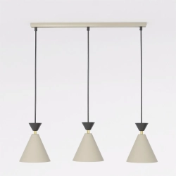 Lampa wisząca KLEVER 3 MOKKA BLACK 1741/3 EMIBIG - zdjęcie dodatkowe 1