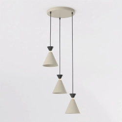 Lampa wisząca KLEVER 3PREM MOKKA BLACK 1741/3PREM EMIBIG - zdjęcie dodatkowe 1
