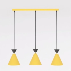 Lampa wisząca KLEVER 3 ORANGE BLACK 1742/3 EMIBIG - zdjęcie dodatkowe 1