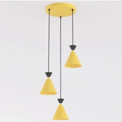 Lampa wisząca KLEVER 3PREM ORANGE BLACK 1742/3PREM EMIBIG - zdjęcie produktu