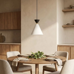 Lampa wisząca KLEVER 1 WHITE BLACK 1743/1 EMIBIG - zdjęcie dodatkowe 1