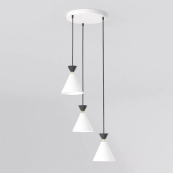 Lampa wisząca KLEVER 3PREM WHITE BLACK 1743/3PREM EMIBIG - zdjęcie dodatkowe 1