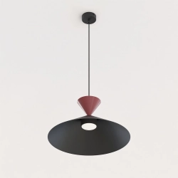 Lampa wisząca RALF 1M BL BURGUNDY 1744/1M EMIBIG - zdjęcie dodatkowe 1