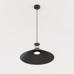 Lampa wisząca OLIVO 1M BLACK 1748/1M EMIBIG - zdjęcie dodatkowe 1